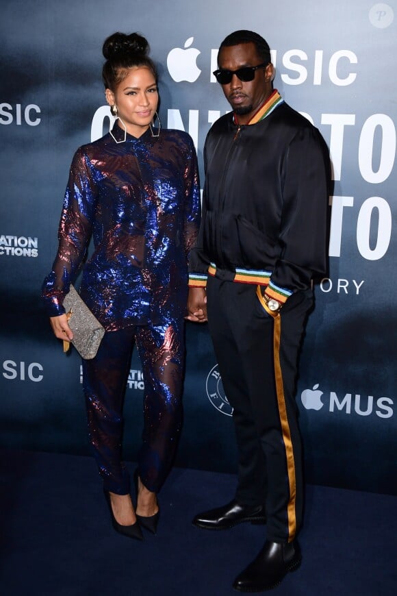Cassie et Diddy assistent à la projection de 'Can't Stop, Won't Stop: A Bad Boy Story' au cinéma Curzon Mayfair. Londres, le 17 mai 2017.
