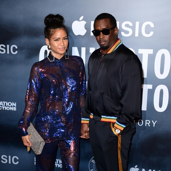 Cassie et Diddy assistent à la projection de 'Can't Stop, Won't Stop: A Bad Boy Story' au cinéma Curzon Mayfair. Londres, le 17 mai 2017.