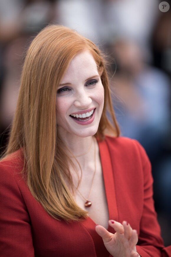 Jessica Chastain - Photocall du Jury du 70ème festival de Cannes le 17 mai 2017 © Cyril Moreau / Bestimage
