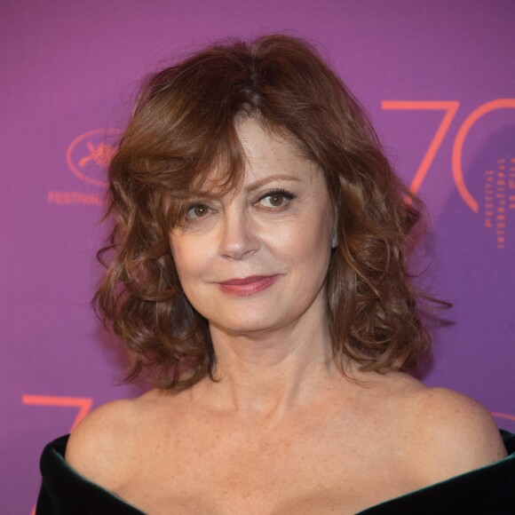 Susan Sarandon - Arrivées au dîner de la cérémonie d'ouverture du 70e Festival International du Film de Cannes. Le 17 mai 2017 © Borde-Jacovides-Moreau/Bestimage