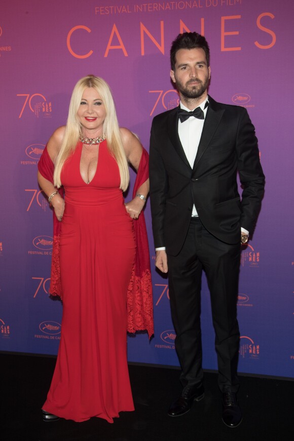 Monika Bacardi et Andrea Iervolino - Arrivées au dîner de la cérémonie d'ouverture du 70e Festival International du Film de Cannes. Le 17 mai 2017 © Borde-Jacovides-Moreau/Bestimage