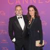 Antoine Duléry et sa femme Pascale Pouzadoux - Arrivées au dîner de la cérémonie d'ouverture du 70e Festival International du Film de Cannes. Le 17 mai 2017 © Borde-Jacovides-Moreau/Bestimage
