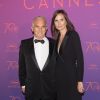Alain Terzian et sa femme Brune de Margerie - Arrivées au dîner de la cérémonie d'ouverture du 70e Festival International du Film de Cannes. Le 17 mai 2017 © Borde-Jacovides-Moreau/Bestimage
