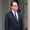François Hollande - Passation de pouvoir entre E.Macron et F.Hollande au palais de l'Elysée à Paris le 14 mai 2017. © Lionel Urman / Bestimage