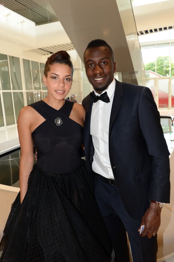 Exclusif - Blaise Matuidi et sa femme Isabelle Malice - Dîner de gala au profit de la Fondation PSG au Parc des Princes à Paris le 16 mai 2017.