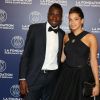 Exclusif  - Blaise Matuidi et sa fiançée Isabelle Malice - Dîner de gala au profit de la Fondation PSG au Parc des Princes à Paris le 16 mai 2017.