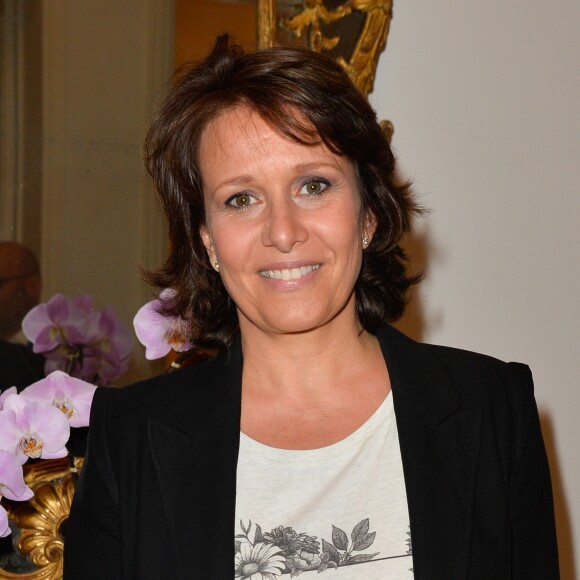 Exclusif - Carole Rousseau au cocktail organisé pour le lancement de "Lucky Mum". Un Concept "Kids & Pets & Family Friendly" qui s'articule autour d'un site webzine, d'une boutique avec une collection prêt-à-porter et des ateliers créatifs destinés aux mamans et à leurs enfants. Paris, le 10 mai 2017. © Olivier Borde-Guirec Coadic/Bestimage