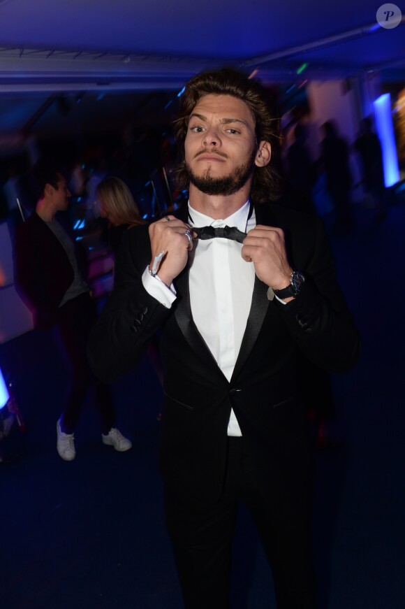 Rayane Bensetti - Soirée Orange sur la plage du Majestic lors du 70ème Festival International du Film de Cannes, France, le 20 mai 2017. © Rachid Bellak/Bestimage