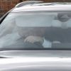 Le prince Harry à bord de son Audi. La présence à ses côtés de Meghan Markle, qu'il est allé chercher à Londres, n'est pas visible - Mariage de Pippa Middleton et James Matthews, à Englefield, Berkshire, Royaume Uni, le 20 mai 2017.