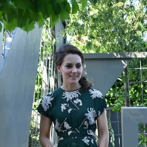 La duchesse Catherine de Cambridge prenait part le 22 mai 2017 à l'inauguration du Chelsea Flower Show au Royal Hospital Chelsea.