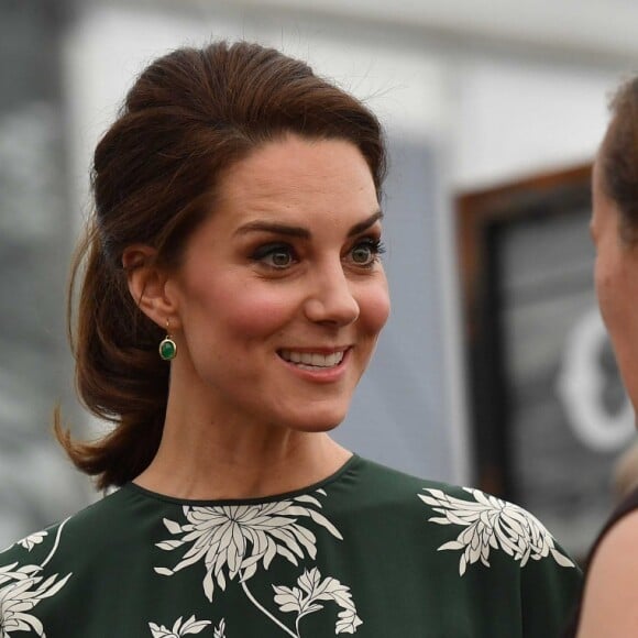 La duchesse Catherine de Cambridge prenait part le 22 mai 2017 à l'inauguration du Chelsea Flower Show au Royal Hospital Chelsea.