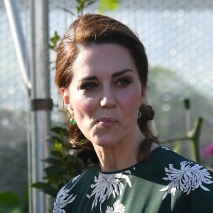 La duchesse Catherine de Cambridge prenait part le 22 mai 2017 à l'inauguration du Chelsea Flower Show au Royal Hospital Chelsea.