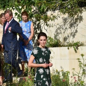 La duchesse Catherine de Cambridge prenait part le 22 mai 2017 à l'inauguration du Chelsea Flower Show au Royal Hospital Chelsea.