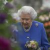 La reine Elizabeth II lors de l'inauguration du Chelsea Flower Show le 22 mai 2017 au Royal Hospital Chelsea, à Londres.