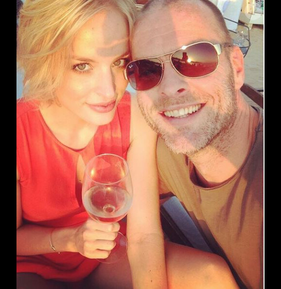 Alizee Poulicek pose avec son mari sur Instagram, 2016


