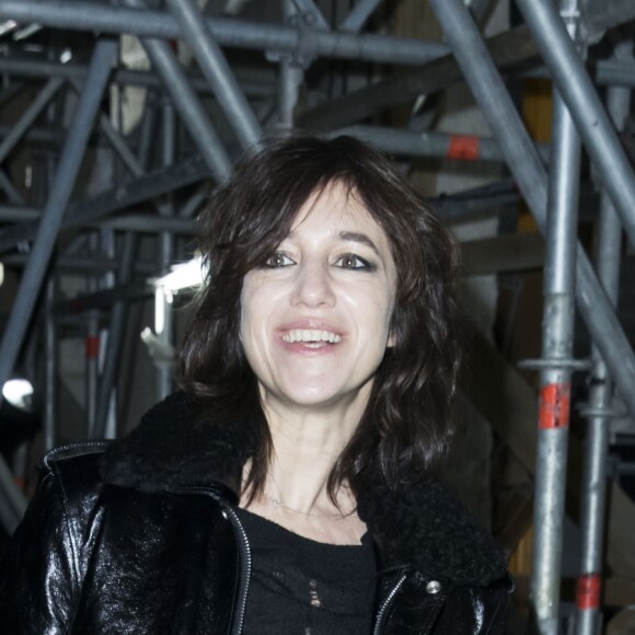 Charlotte Gainsbourg au défilé de mode "Saint Laurent", collection prêt-à-porter Automne-Hiver 2017-2018 à Paris, le 28 février 2017.© Olivier Borde/Bestimage