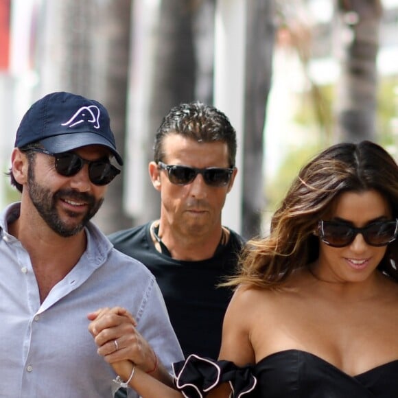 Eva Longoria et son mari José Antonio Baston lors du 70ème Festival International du Film de Cannes, le 23 mai 2017.