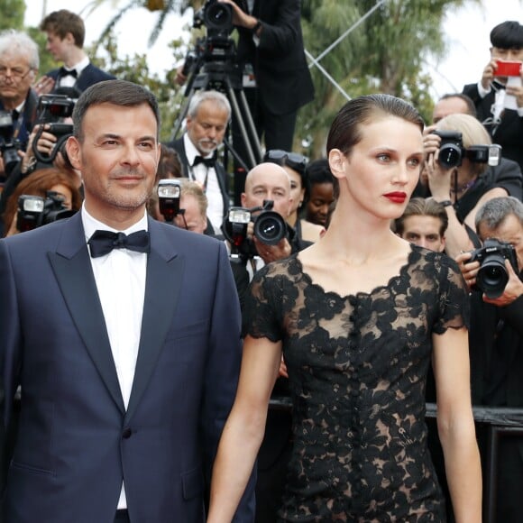 François Ozon (habillé en Dior, en chaussures Christian Louboutin et montre Montblanc), Marine Vacth - Montée des marches du film "L'Amant Double" lors du 70e Festival International du Film de Cannes. Le 26 mai 2017. © Borde-Jacovides-Moreau/Bestimage -