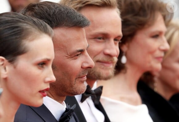 Marine Vacth, François Ozon (habillé en Dior, chaussures Christian Louboutin et montre Montblanc), Jérémie Rénier, Jacqueline Bisset - Montée des marches du film "L'Amant Double" lors du 70ème Festival International du Film de Cannes. Le 26 mai 2017. © Borde-Jacovides-Moreau / Bestimage