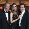 Fawaz Gruosi, Antonio Banderas et sa compagne Nicole Kimpel - Soirée de Grisogono "Love On The Rocks" à l'hôtel Eden Roc au Cap d'Antibes lors du 70 ème Festival International du Film de Cannes. Le 23 mai 2017.