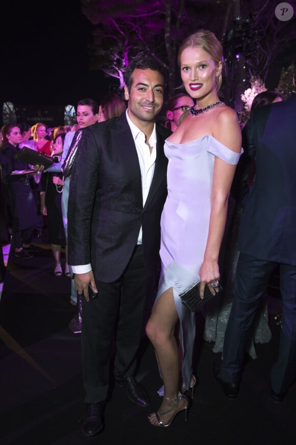 Mohammed Al Turki et Toni Garrn - Soirée de Grisogono "Love On The Rocks" à l'hôtel Eden Roc au Cap d'Antibes lors du 70 ème Festival International du Film de Cannes. Le 23 mai 2017.