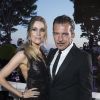 Nicole Kimpel (Kimpe) et son compagnon Antonio Banderas -Soirée de Grisogono "Love On The Rocks" à l'hôtel Eden Roc au Cap d'Antibes lors du 70 ème Festival International du Film de Cannes. Le 23 mai 2017.