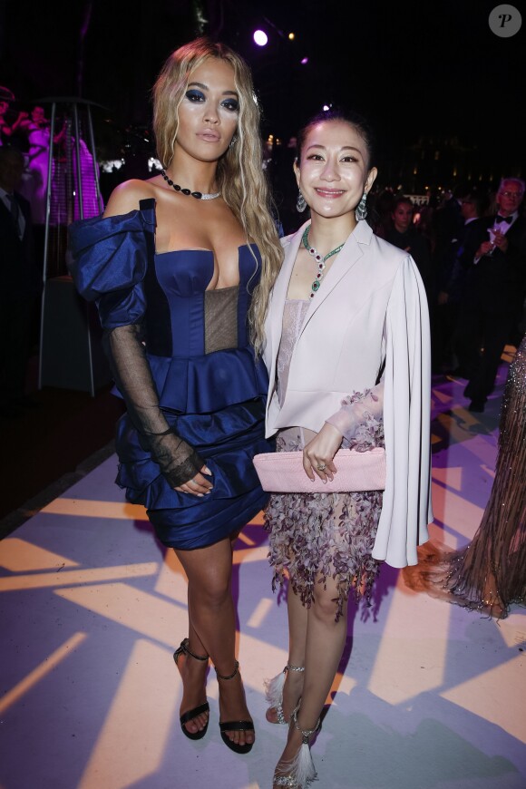 Rita Ora et Lan Yu - Soirée de Grisogono "Love On The Rocks" à l'hôtel Eden Roc au Cap d'Antibes lors du 70 ème Festival International du Film de Cannes. Le 23 mai 2017.