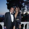 Gilles Mansard et Cindy Bruna - Soirée de Grisogono "Love On The Rocks" à l'hôtel Eden Roc au Cap d'Antibes lors du 70 ème Festival International du Film de Cannes. Le 23 mai 2017.