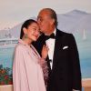 La designer Lan Yu et Fawaz Gruosi - Soirée de Grisogono "Love On The Rocks" à l'hôtel Eden Roc au Cap d'Antibes lors du 70 ème Festival International du Film de Cannes. Le 23 mai 2017.