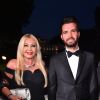 Monika Bacardi et Andrea Iervolino -Soirée de Grisogono "Love On The Rocks" à l'hôtel Eden Roc au Cap d'Antibes lors du 70 ème Festival International du Film de Cannes. Le 23 mai 2017.