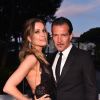 Antonio Banderas et sa compagne Nicole Kimpel (Kimpe) - Soirée de Grisogono "Love On The Rocks" à l'hôtel Eden Roc au Cap d'Antibes lors du 70 ème Festival International du Film de Cannes. Le 23 mai 2017.