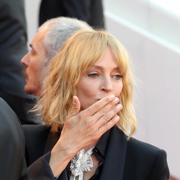 Uma Thurman - Montée des marches du film "D'Après une Histoire Vraie" lors du 70e Festival International du Film de Cannes. Le 27 mai 2017. © Borde-Jacovides-Moreau / Bestimage