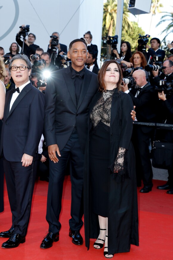 Park Chan-wook, Will Smith et Agnès Jaoui - Montée des marches de la cérémonie de clôture du 70ème Festival International du Film de Cannes. Le 28 mai 2017. © Borde-Jacovides-Moreau/Bestimage