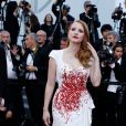Jessica Chastain en robe Zuhair Murad - Montée des marches de la cérémonie de clôture du 70ème Festival International du Film de Cannes. Le 28 mai 2017. © Borde-Jacovides-Moreau/Bestimage