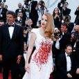 Jessica Chastain en robe Zuhair Murad - Montée des marches de la cérémonie de clôture du 70ème Festival International du Film de Cannes. Le 28 mai 2017. © Borde-Jacovides-Moreau/Bestimage