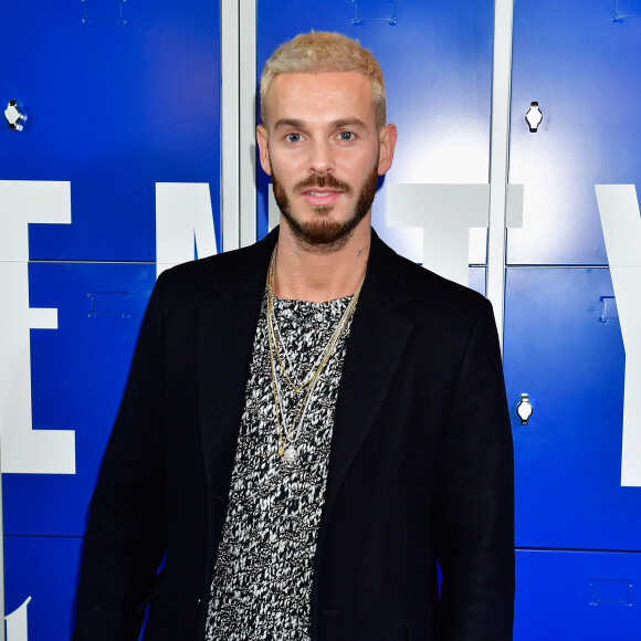 Matt Pokora (M. Pokora ) - Photocall avant le défilé Fenty Puma by Rihanna à la Bibliothèque Nationale à Paris, le 6 mars 2017