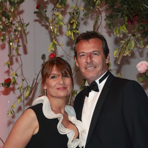 Semi- Exclusif - Jean-Luc Reichmann et sa femme Nathalie - Gala du 75e Grand Prix de Monaco le 28 mai 2017. © Claudia Albuquerque/Bestimage