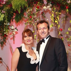 Semi- Exclusif - Jean-Luc Reichmann et sa femme Nathalie - Gala du 75e Grand Prix de Monaco le 28 mai 2017. © Claudia Albuquerque/Bestimage