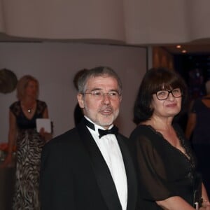 Semi- Exclusif - Patrice Cellario, conseiller du gouvernement pour l'intérieur avec sa femme - Gala du 75ème Grand Prix de Monaco le 28 mai 2017. © Claudia Albuquerque/Bestimage