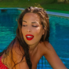 Kim des Marseillais sexy dans sa piscine, le 25 juillet 2016.