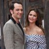 Keri Russell (en souliers Giuseppe Zanotti) et son compagnon Matthew Rhys - Keri Russell reçoit son étoile sur le Walk of Fame à Hollywood, le 30 mai 2017