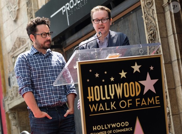 J.J. Abrams et Matt Reeves - Keri Russell reçoit son étoile sur le Walk of Fame à Hollywood, le 30 mai 2017