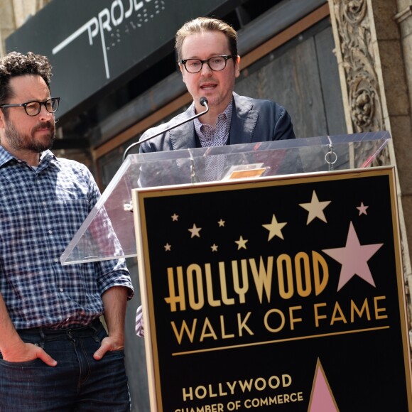 J.J. Abrams et Matt Reeves - Keri Russell reçoit son étoile sur le Walk of Fame à Hollywood, le 30 mai 2017