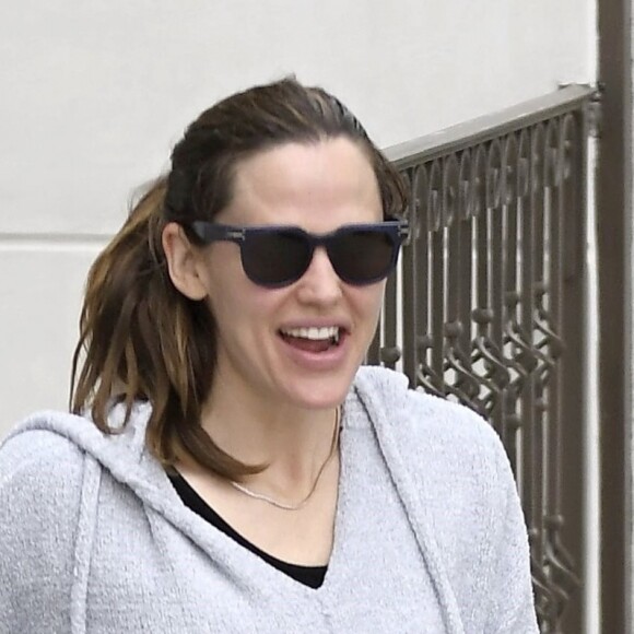 Exclusif - Jennifer Garner à la sortie de son cours de gym à Brentwood, 31 mai 2017