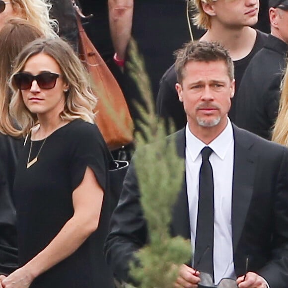 Brad Pitt aux funérailles de Chris Cornell à Los Angeles, le 26 mai 2017.