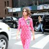 Style 4 : Selena Gomez (en combinaison Miu Miu et sandales Gianvito Rossi) arrive à la station de radio Z100 à New York, le 5 juin 2017.