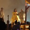 Rihanna, DJ Khaled et Bryson Tiller sur le tournage d'un nouveau clip dans le quartier de Little Haiti à Miami, le 5 juin 2017. © CPA/Bestimage
