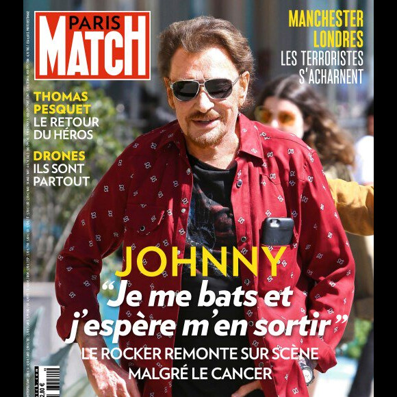 Couverture du magazine "Paris Match" numéro daté du 8 juin 2017