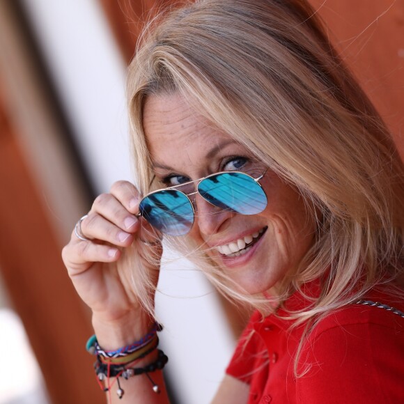 Estelle Lefébure lors des Internationaux de France de Roland-Garros à Paris, le 10 juin 2017. © Dominique Jacovides - Cyril Moreau/ Bestimage