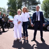 Brigitte Macron : Chic en jean slim et sourire éclatant avec Emmanuel